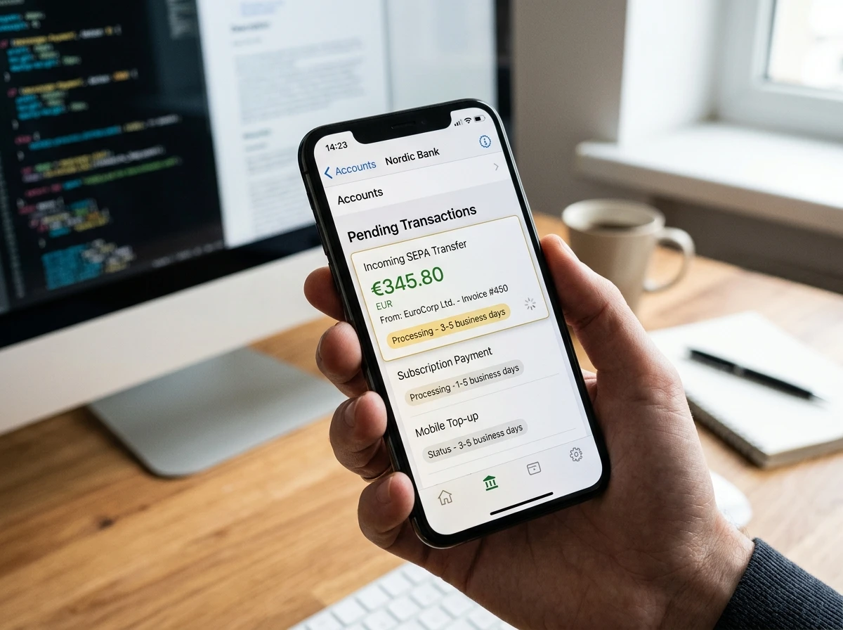 SEPA bank transfer withdrawal timeline from offshore gambling operator