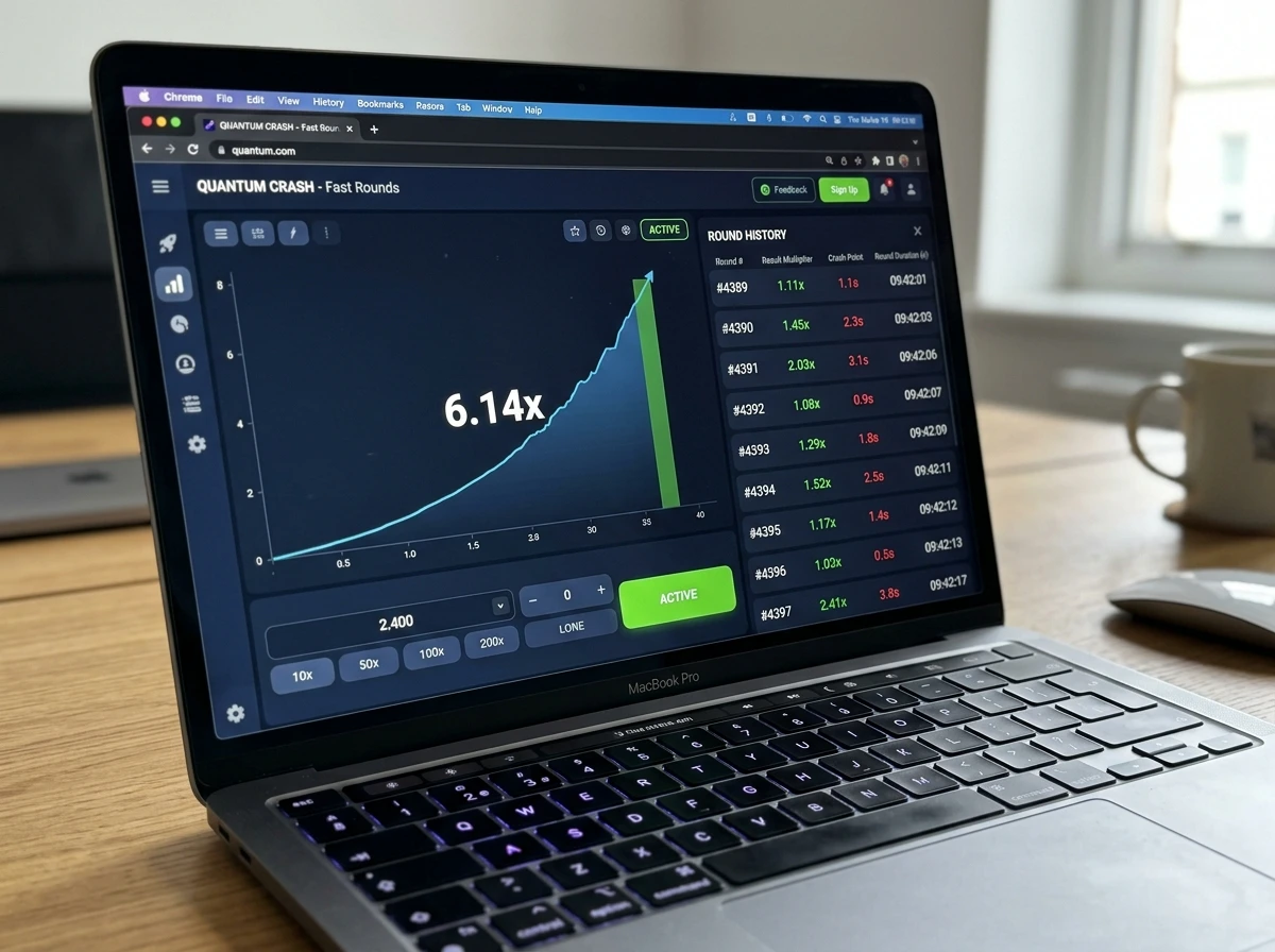 Rapid round frequency at crash game creating fast-paced gambling feedback loop