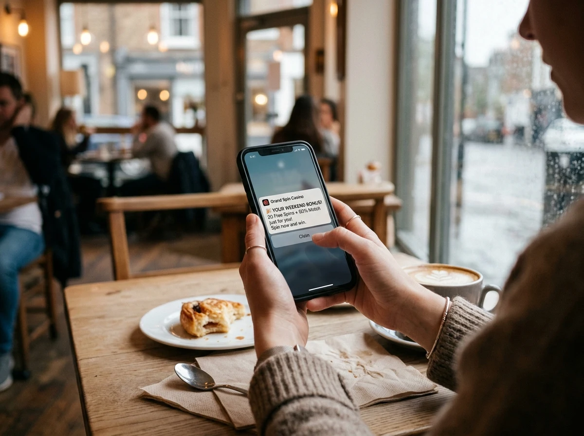 CRM direct marketing system targeting registered players with personalised offers