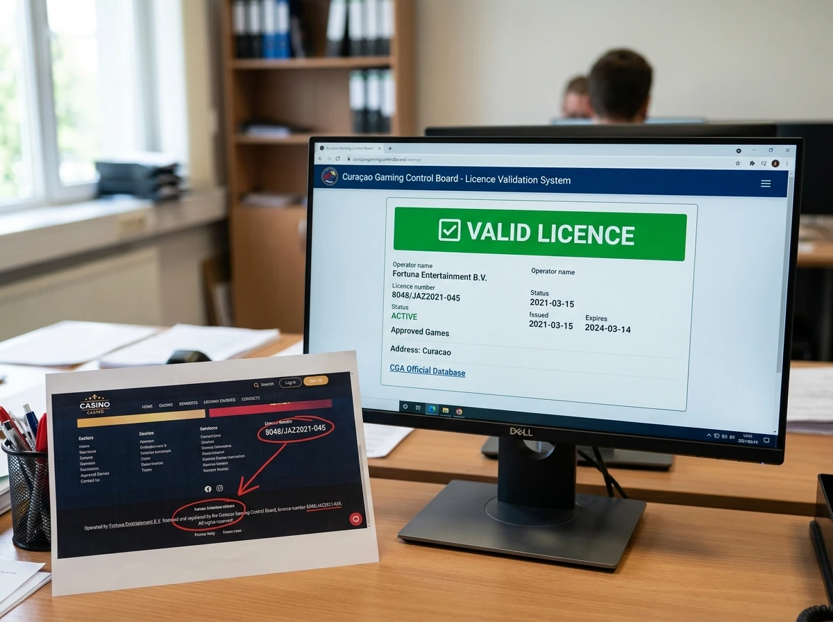 Curacao CGA licence number validation process after the LOK reform