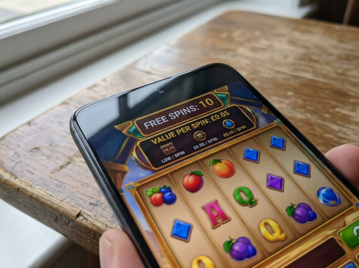 Free spins bonus showing gap between perceived and actual withdrawable value