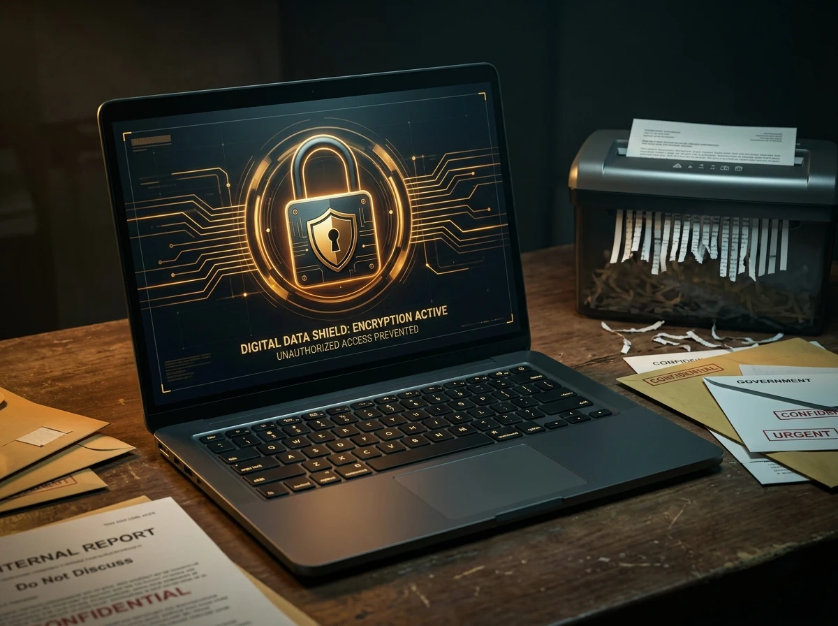 Digital security breach concept showing personal data exposure risks in unregulated online gambling