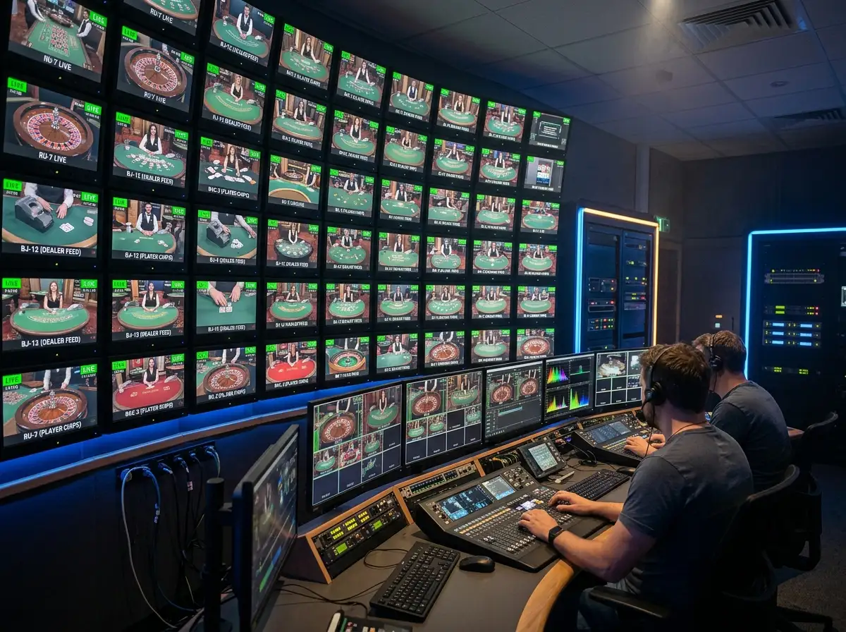 Live casino video stream archived for complete audit trail of every game round