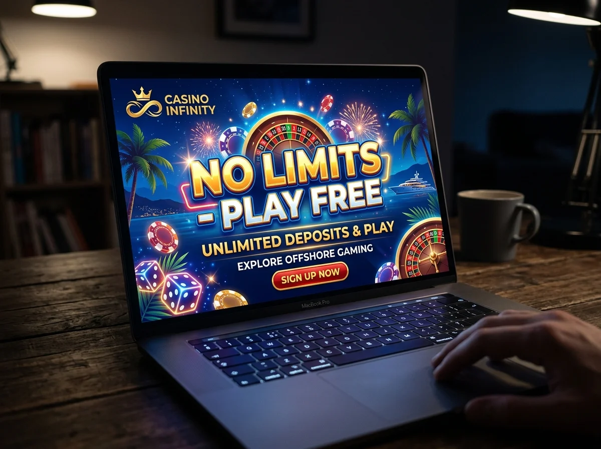 Offshore casino marketing unlimited deposits as freedom without restrictions