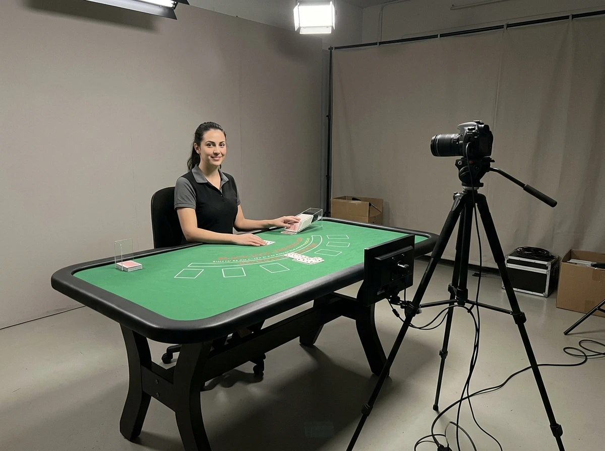 White-label live dealer studio operating without gaming authority oversight